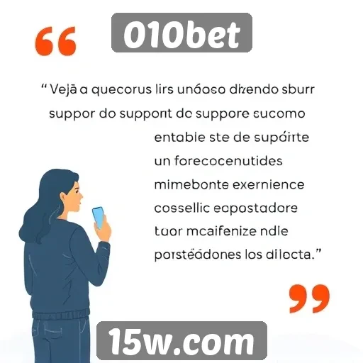 Feedback dos usuários sobre o suporte da 010bet